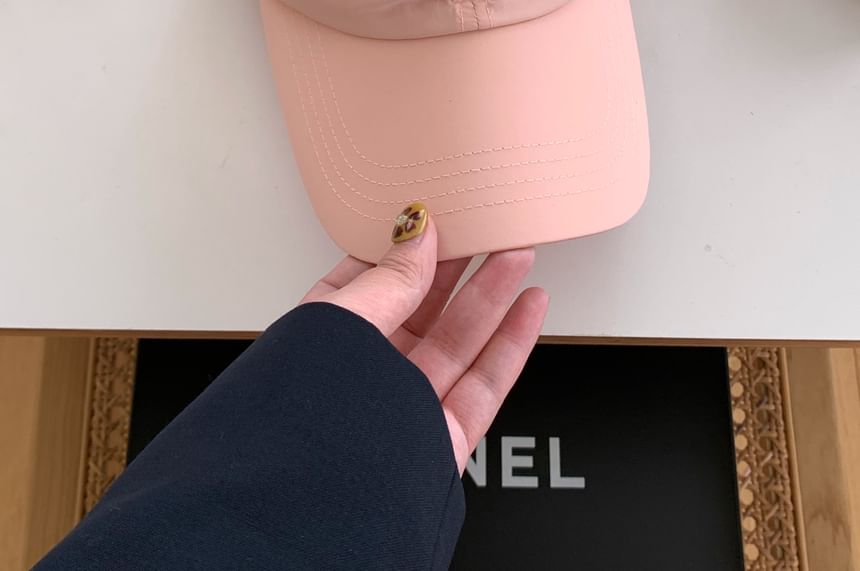 Baseball Embroidered Cap Letter