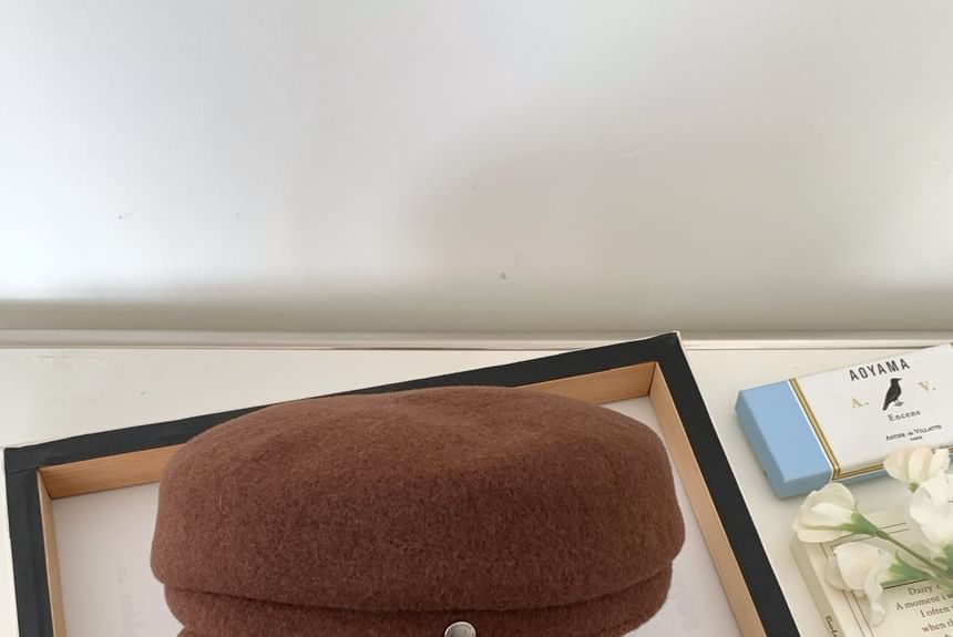 Cap Newsboy Buttoned