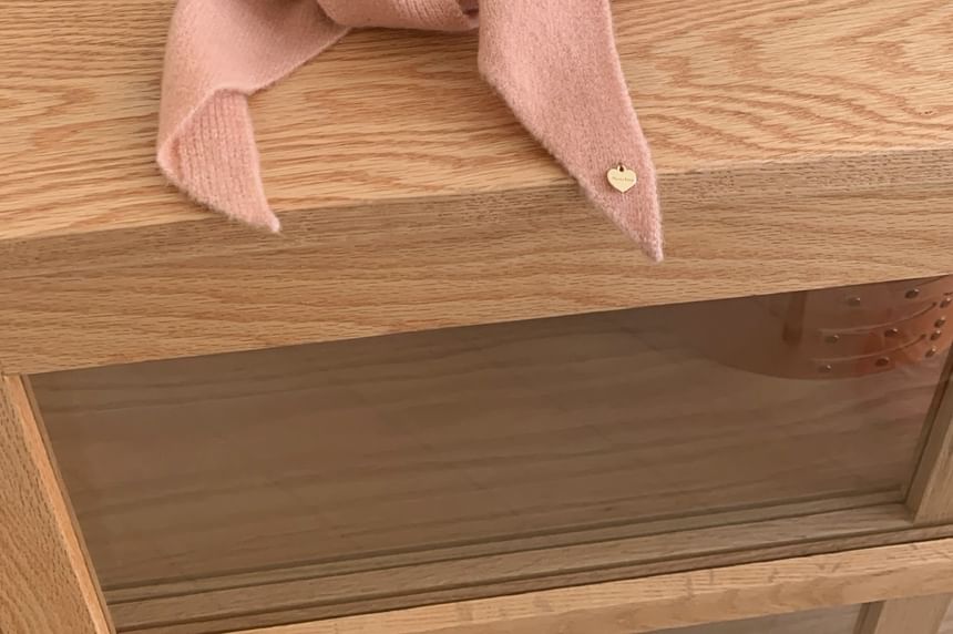 Buttoned Heart Scarf