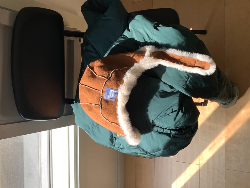 Applique Trapper Trim Fluffy Hat Plain