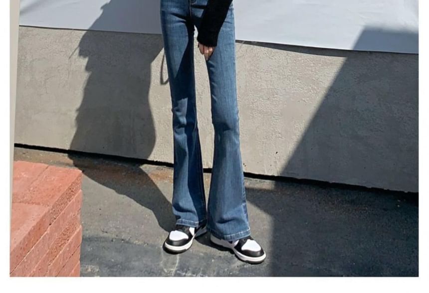 Waist Jeans Flared High
