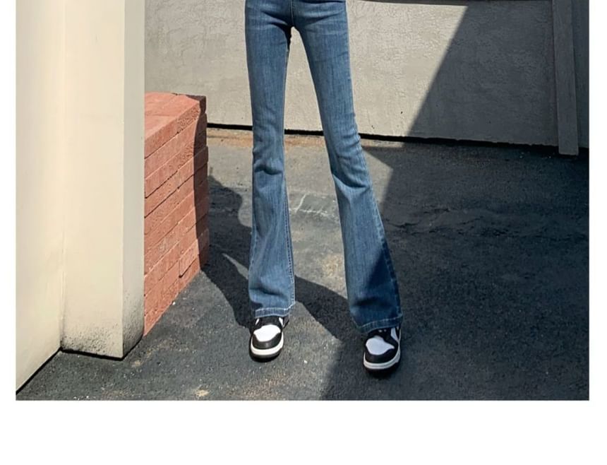 Waist Jeans Flared High