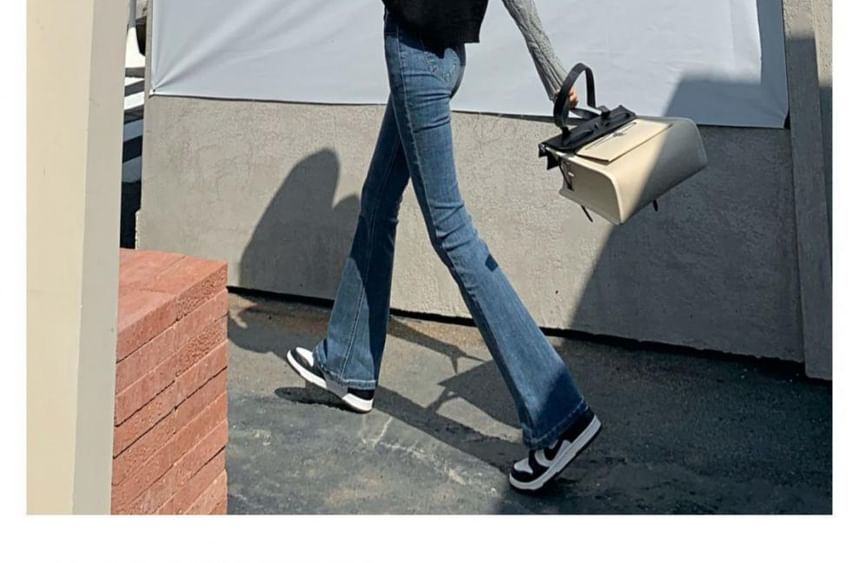 Waist Jeans Flared High