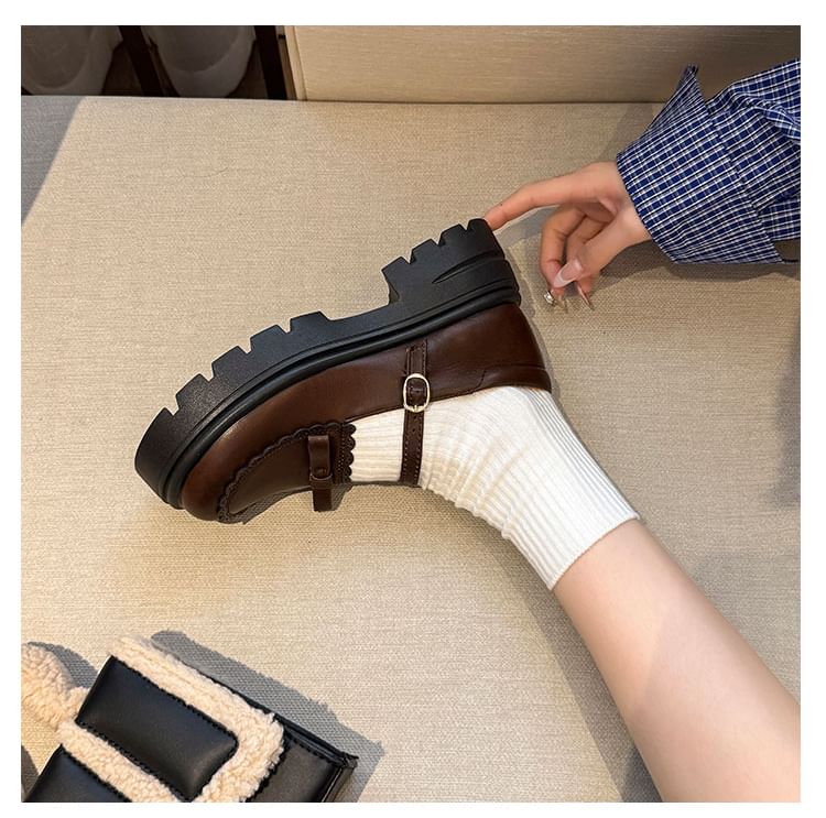 Bow Jane Shoes Mary Platform