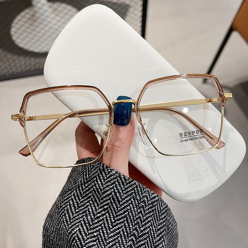 Square Eyeglasses Frame Thin