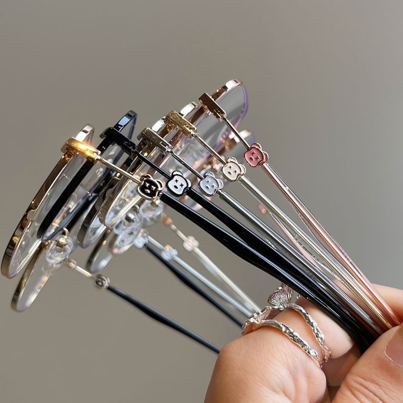 Eyeglasses Frame Polygon Thin