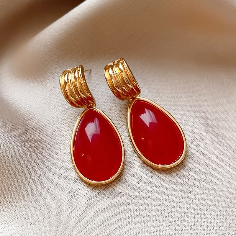 Drop Hook Earring Huggie / Ear Stud