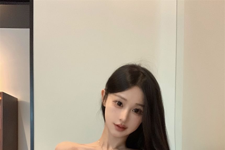 Cami Top One-Shoulder Plain Asymmetrical