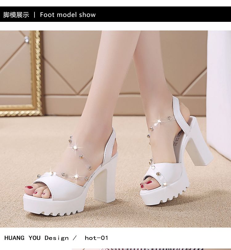 Heel Platform Sandals Chunky