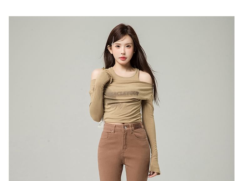 Jeans Bootcut Waist Designs) High Washed (Various