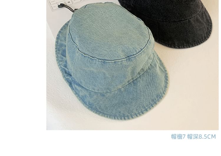 Denim Bucket Hat Washed