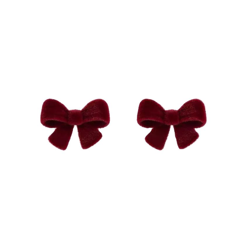 / Bow Earring On Clip Stud