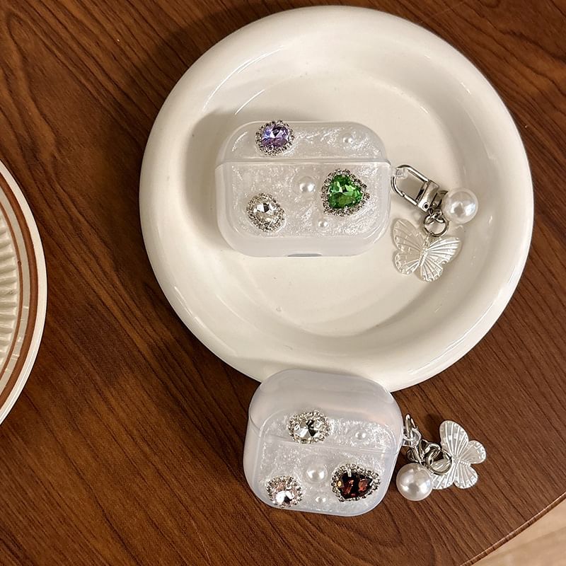 with Rhinestone AirPods / Case Pro Skin Charm Earphone