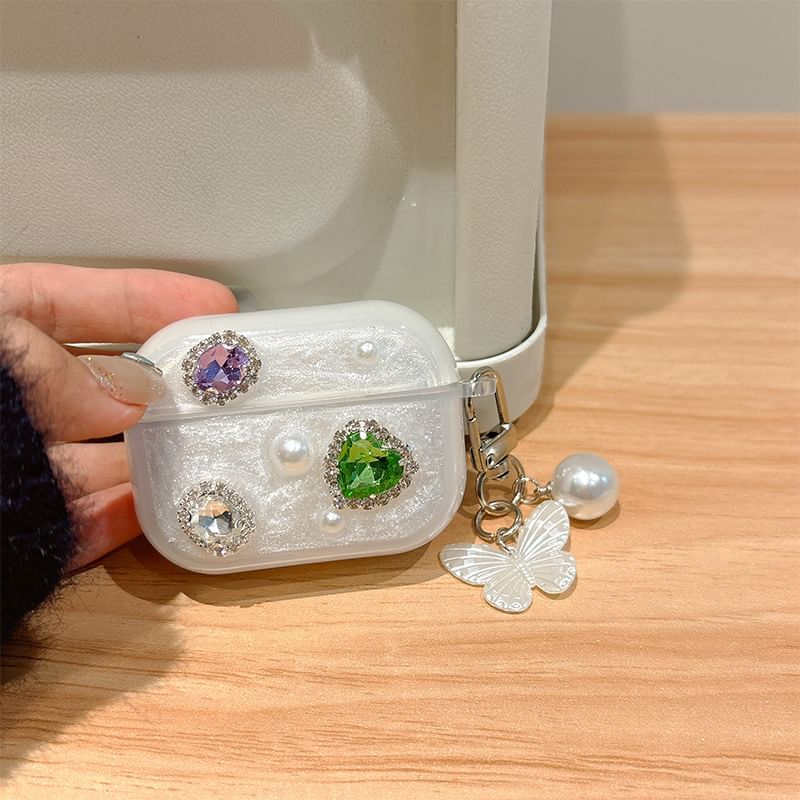 with Rhinestone AirPods / Case Pro Skin Charm Earphone