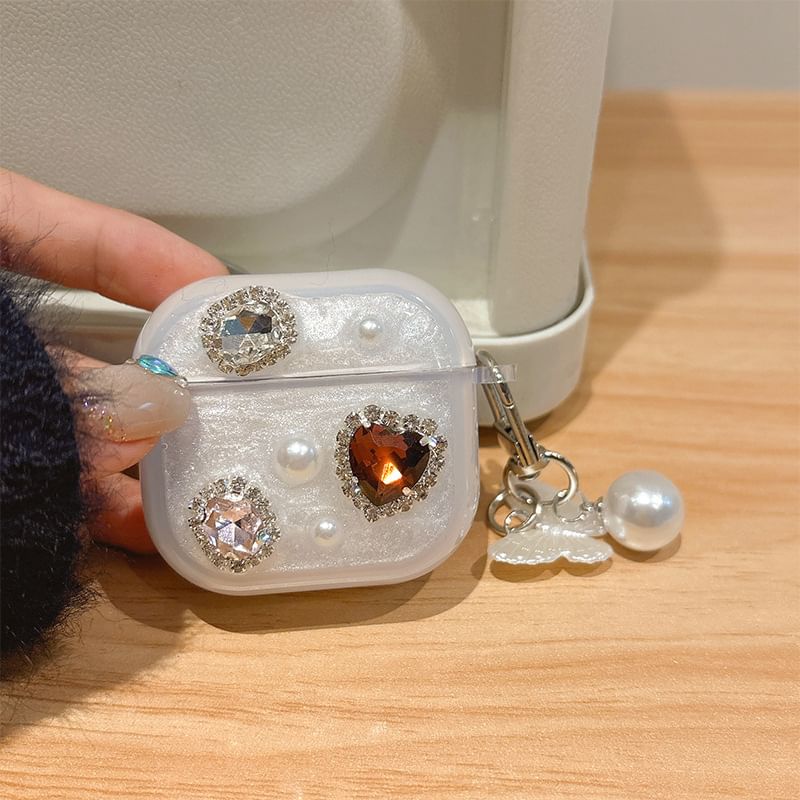 with Rhinestone AirPods / Case Pro Skin Charm Earphone