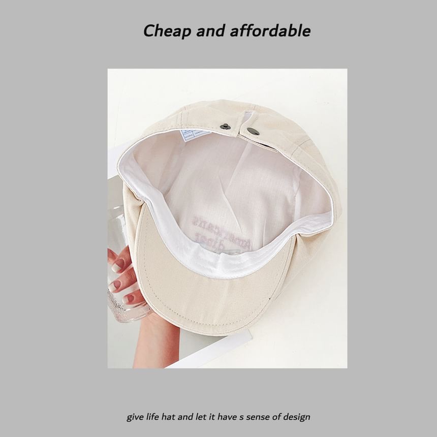 Embroidery Newsboy Cartoon Hat