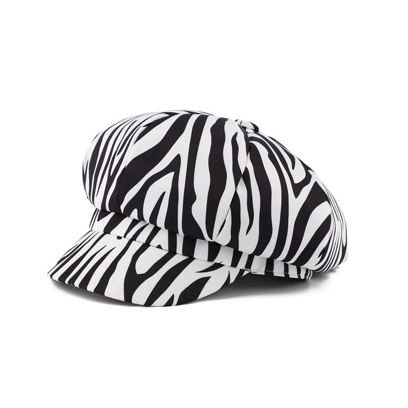 Print Animal Cap Newsboy