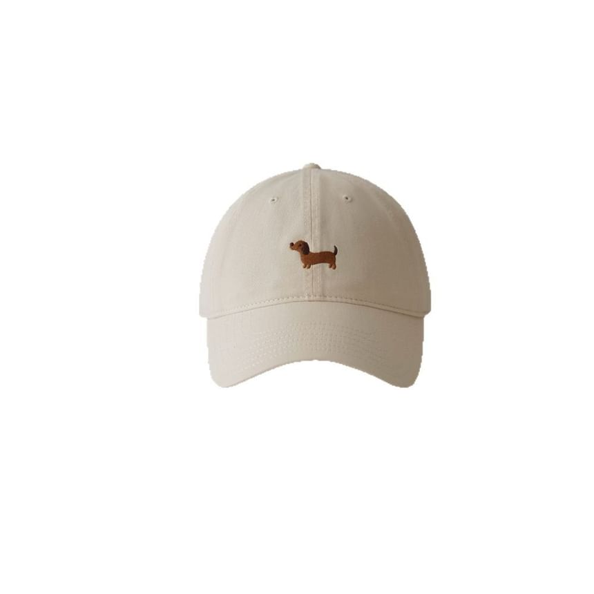 Dog Embroidered Baseball Cap