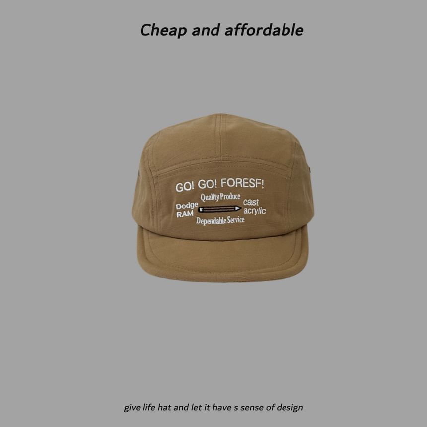 Lettering Cap Baseball Embroidery