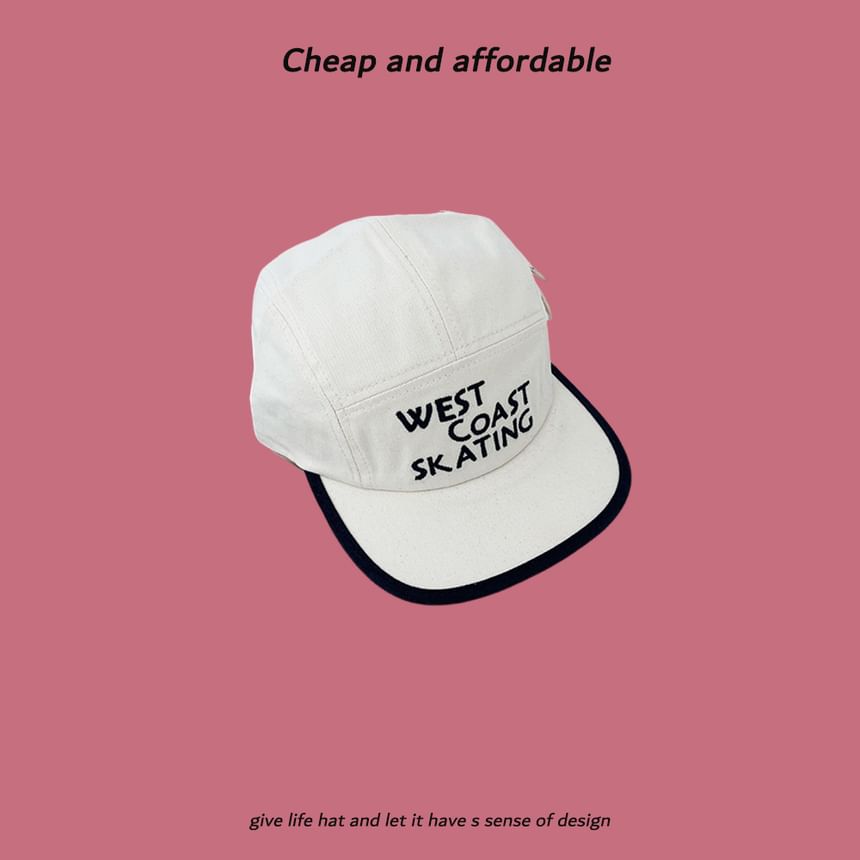 Baseball Lettering Embroidery Cap