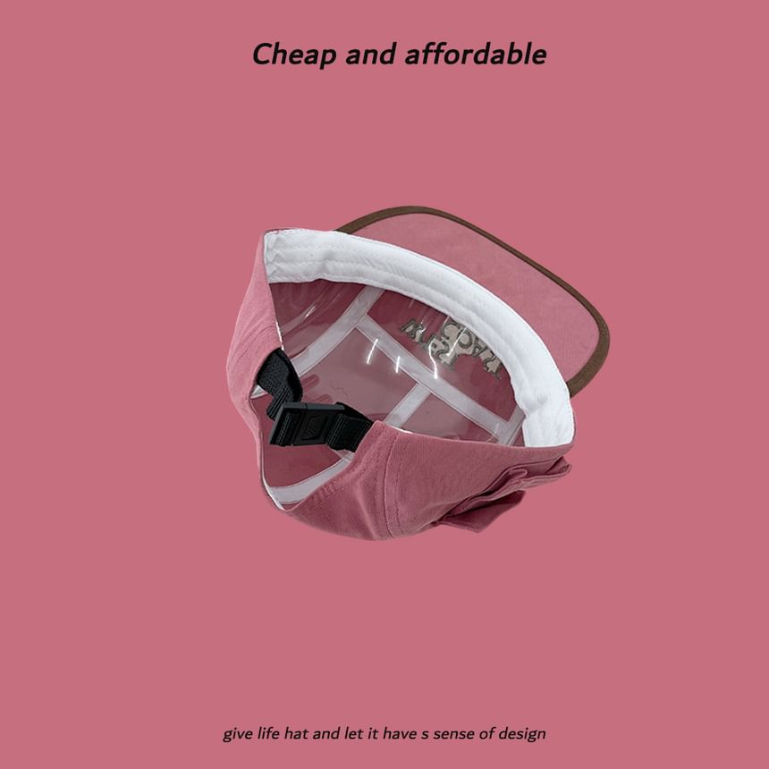 Baseball Lettering Embroidery Cap