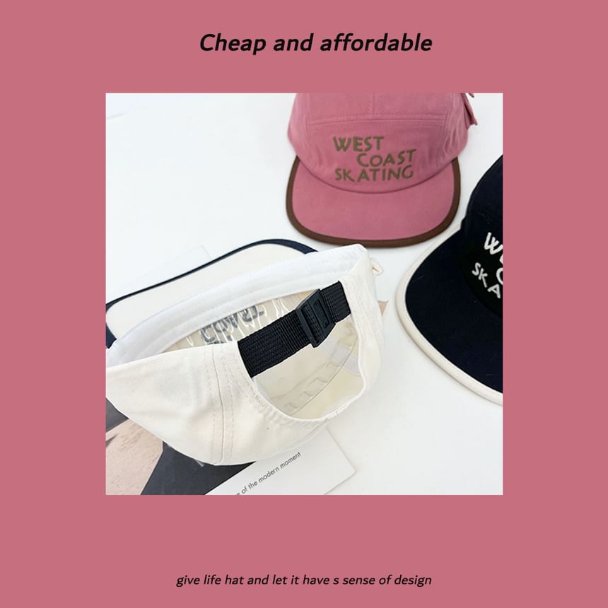 Baseball Lettering Embroidery Cap