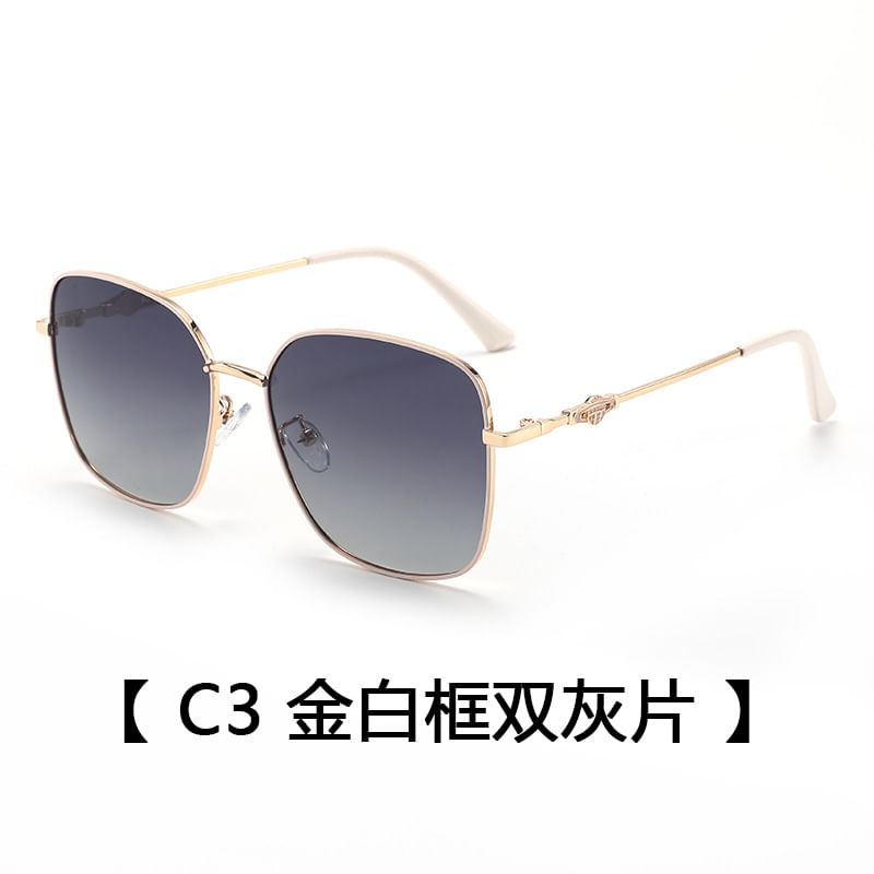 Geometric Frame Sunglasses