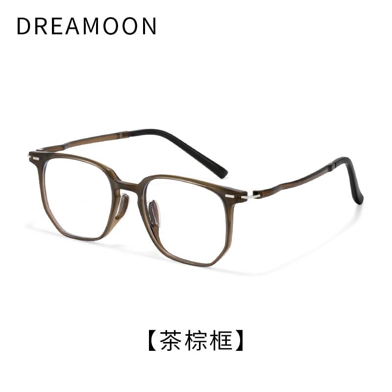 Light Glasses Blue Square Blocking