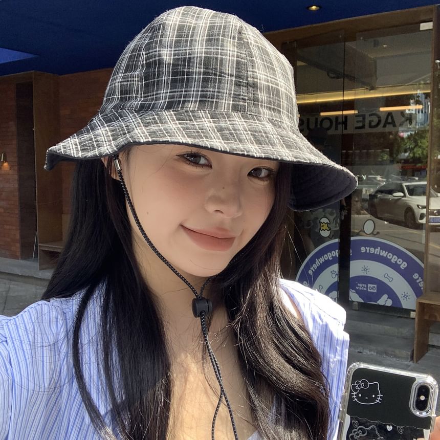 Plaid Hat Boonie Applique