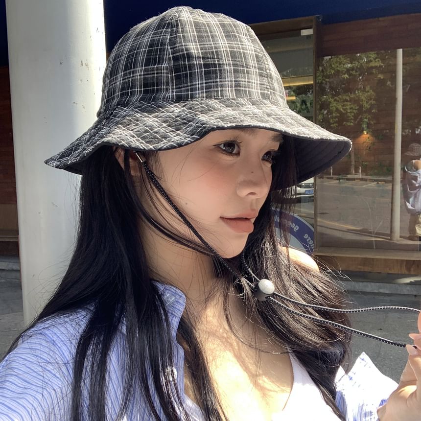 Plaid Hat Boonie Applique