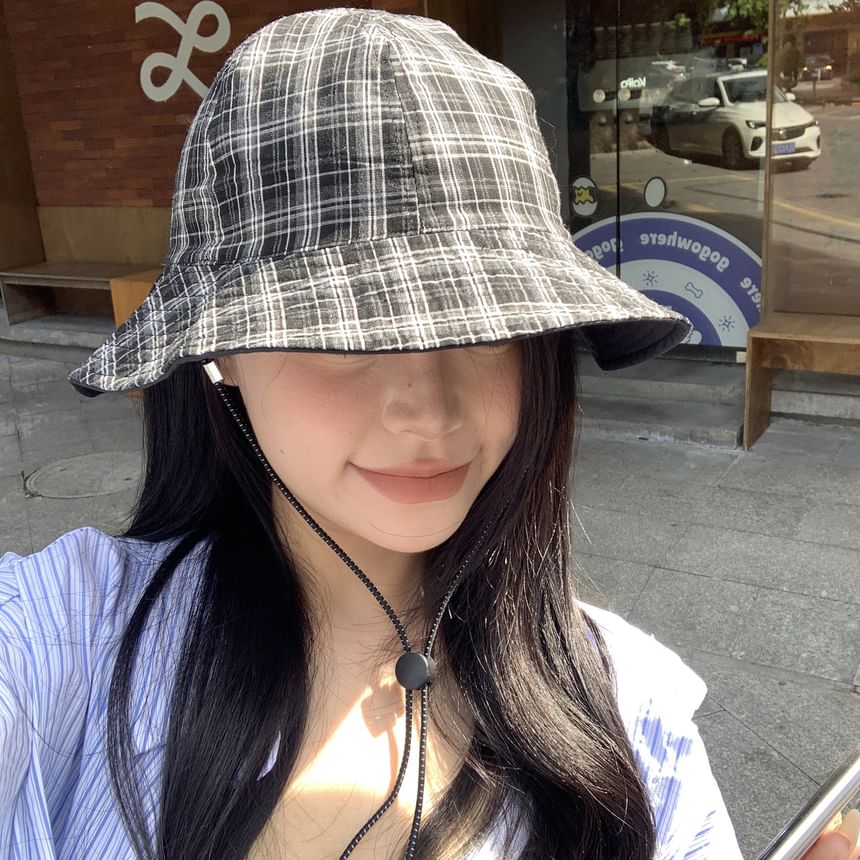 Plaid Hat Boonie Applique