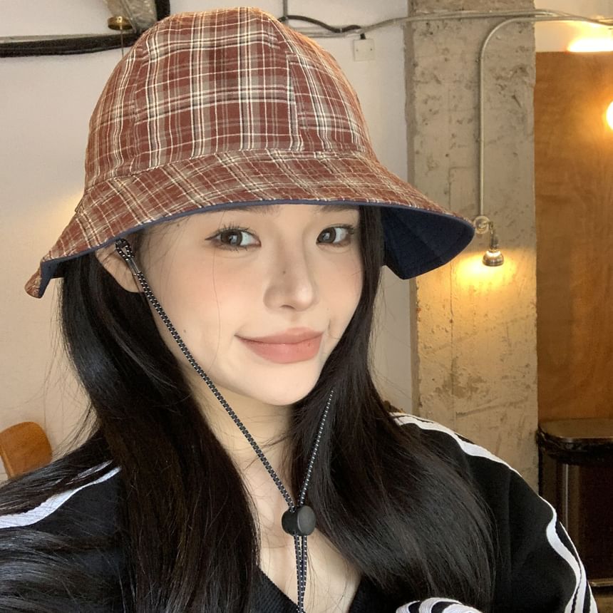 Plaid Hat Boonie Applique