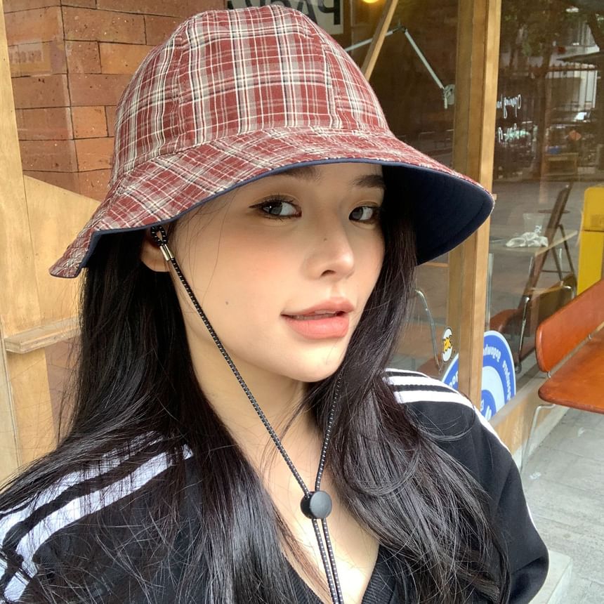 Plaid Hat Boonie Applique