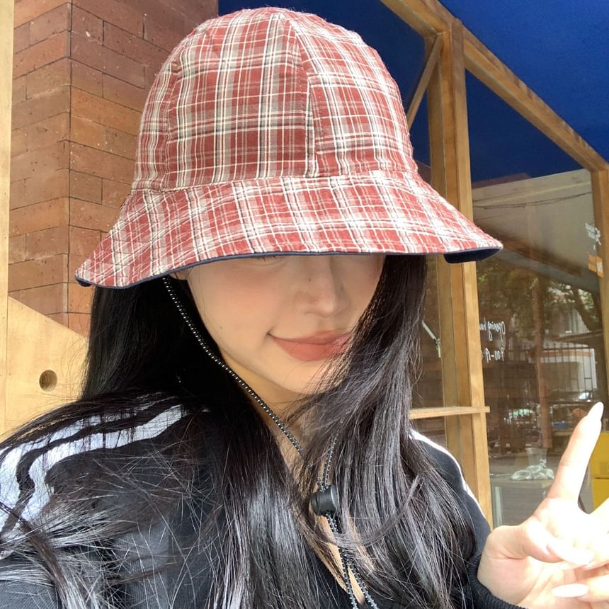 Plaid Hat Boonie Applique