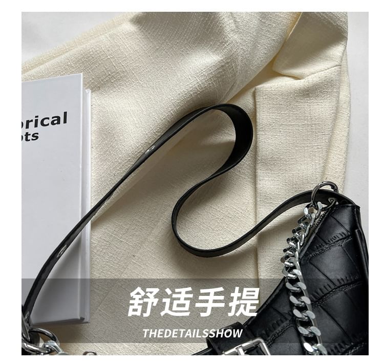 Print Bag Buckled Hobo Animal