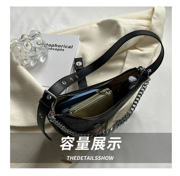 Print Bag Buckled Hobo Animal