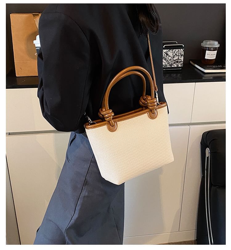 Trim Crossbody Contrast Bag