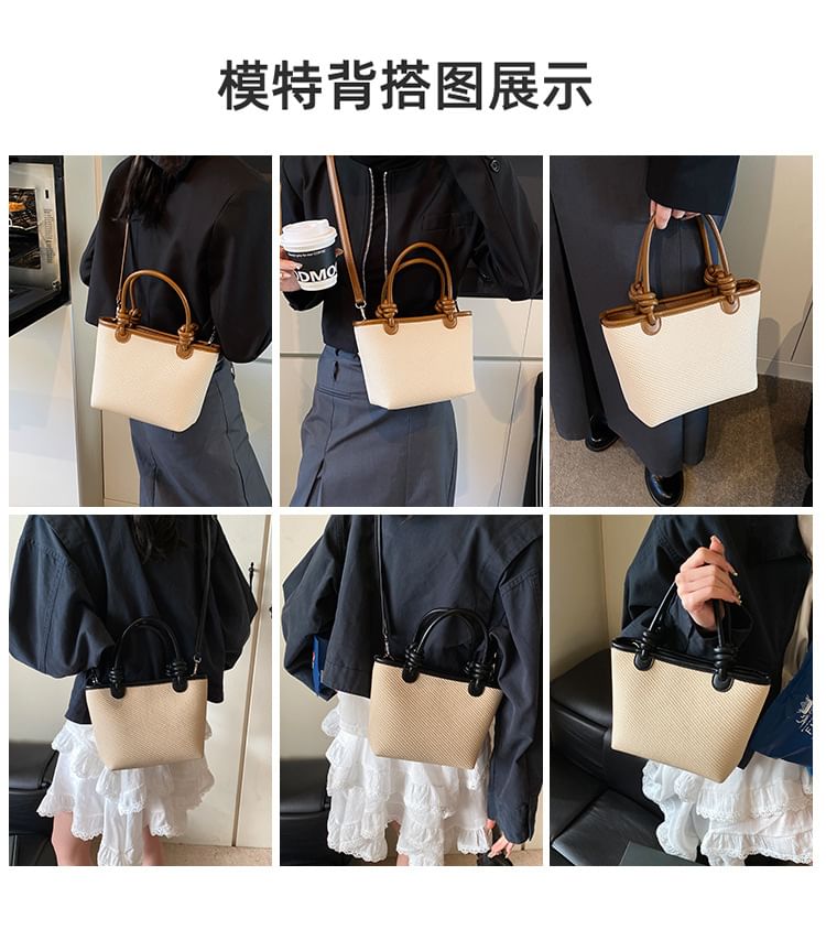 Trim Crossbody Contrast Bag