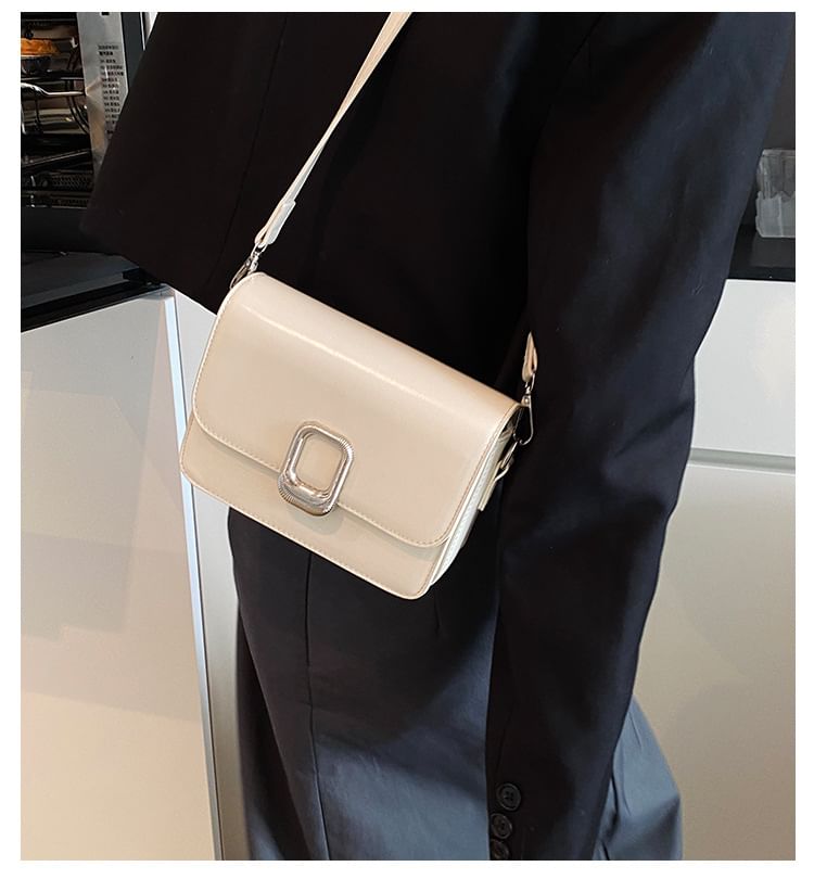 Leather Crossbody Faux Bag Flap