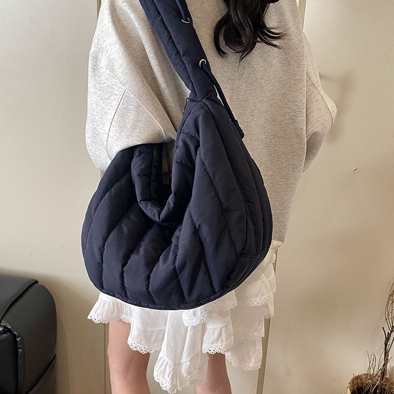 Quilted Bag Plain Shoulder