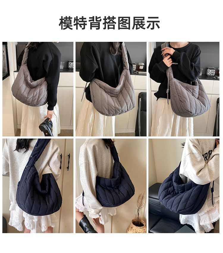 Quilted Bag Plain Shoulder