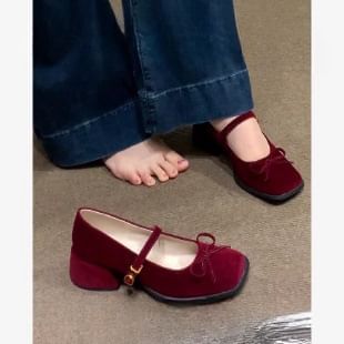 Heel Shoes Jane Chunky Mary