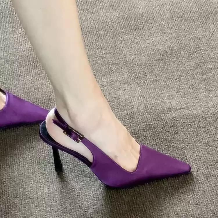 Heel Pumps Slingback Stiletto