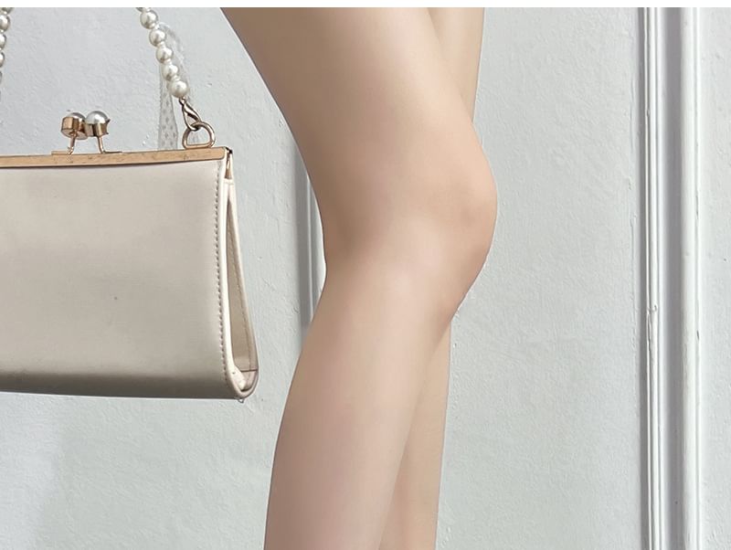 Slingback Pumps Bow Heel Stiletto