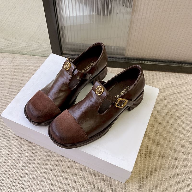 Cap Jane Block Mary Toe Pumps Heel