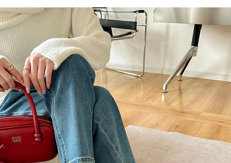 Round Mary Heel Pumps Toe Block Jane