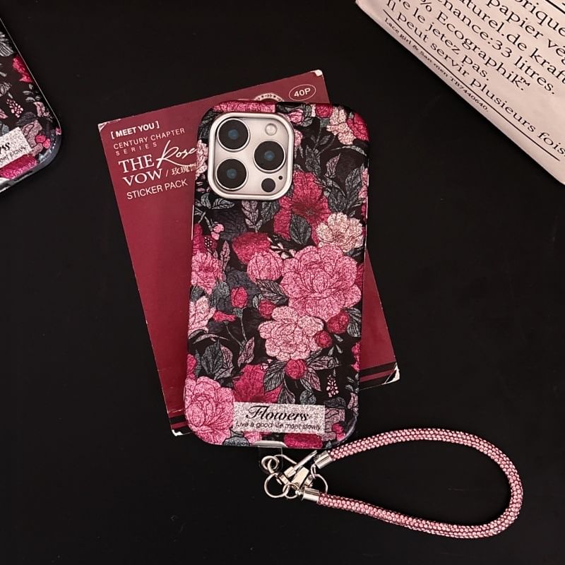 Floral Set Strap / Case Phone