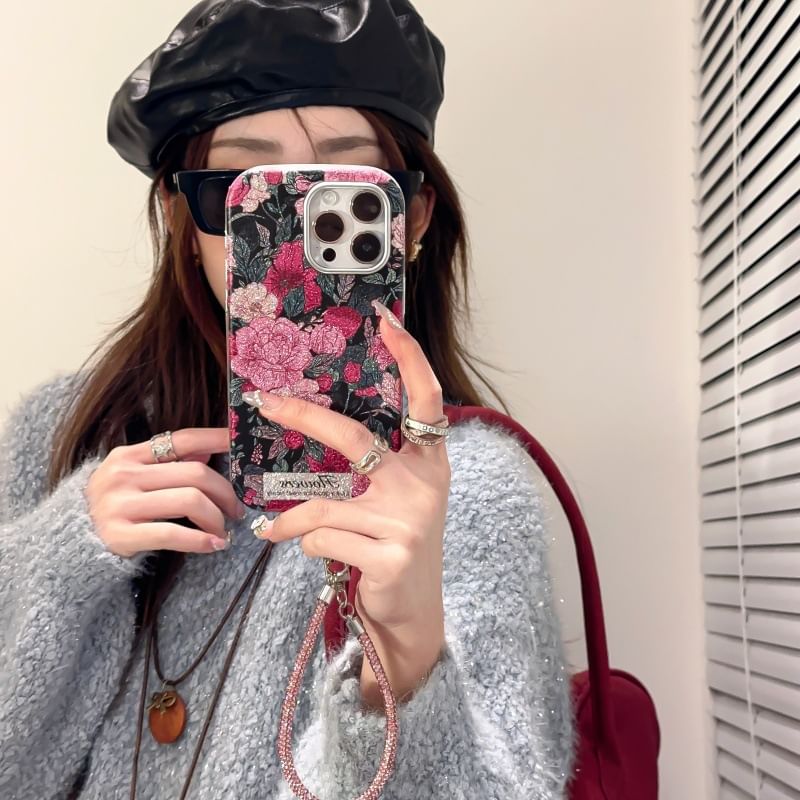 Floral Set Strap / Case Phone