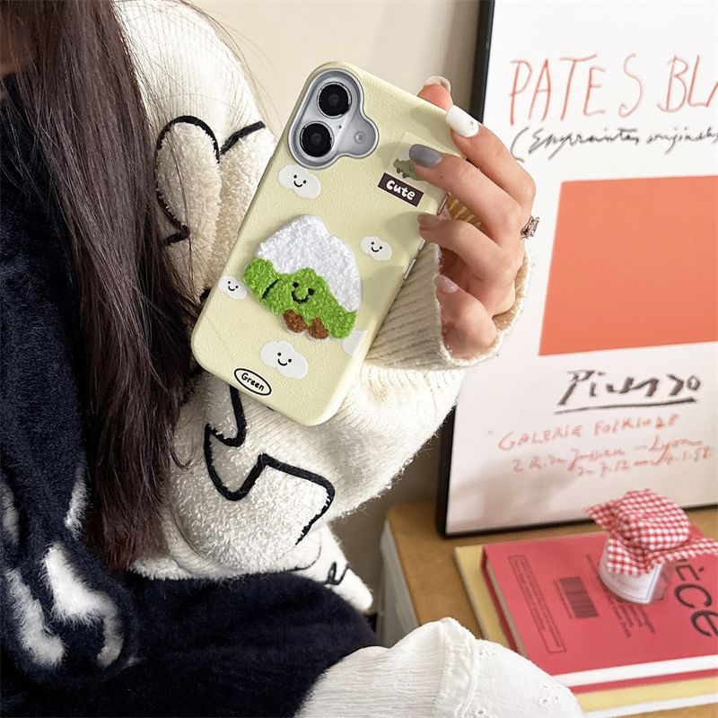 Embroidered Mountain Case Phone