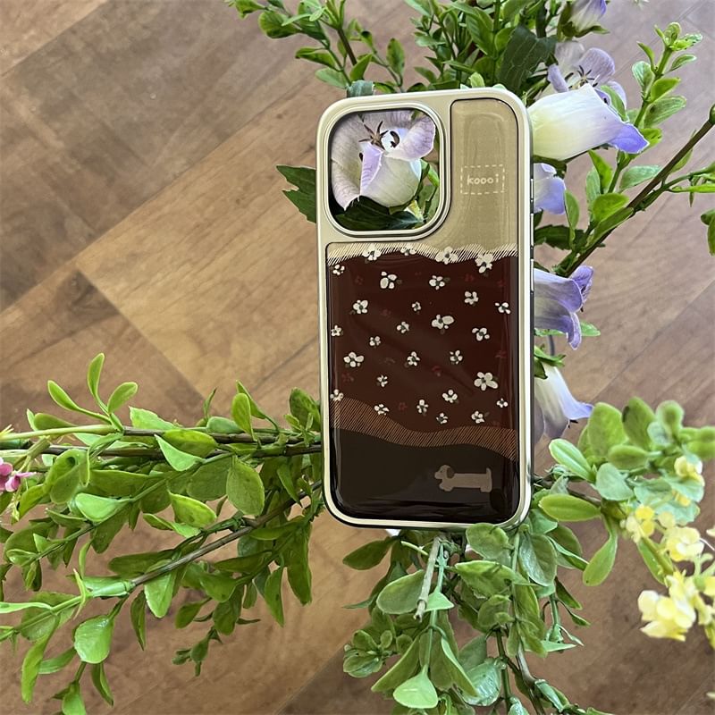 Phone Case Dog Floral